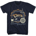 Cheers - Sign - American Classics - Solid Blue Adult Short Sleeve T-Shirt