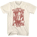 Cheers - Pour Me A Beer - American Classics - Solid Off-White Adult Short Sleeve T-Shirt