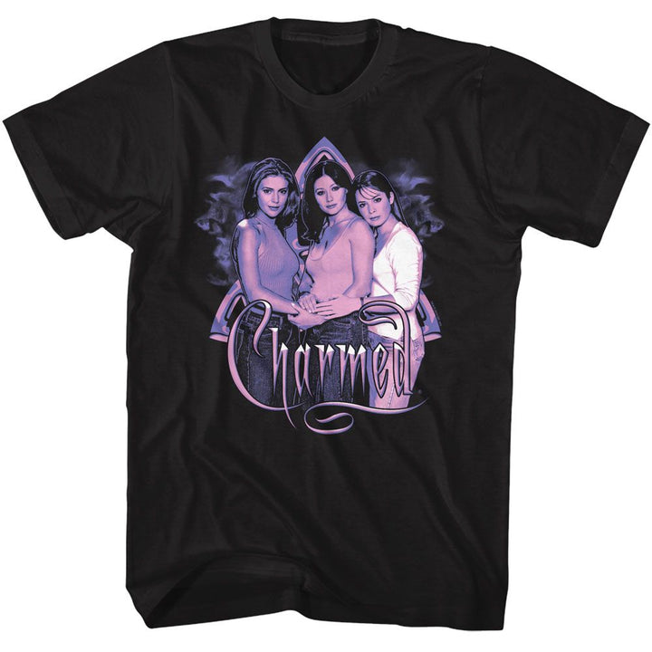 Charmed - Purple Sisters Photo - American Classics - Adult Short Sleeve T-Shirt