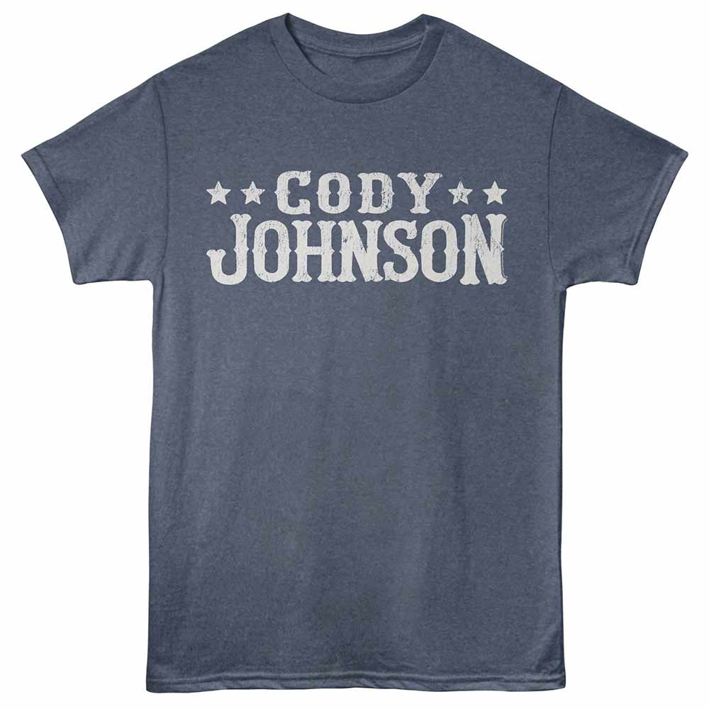 Cody Johnson - Stars - Adult Unisex Short Sleeve T-Shirt - Navy Heather