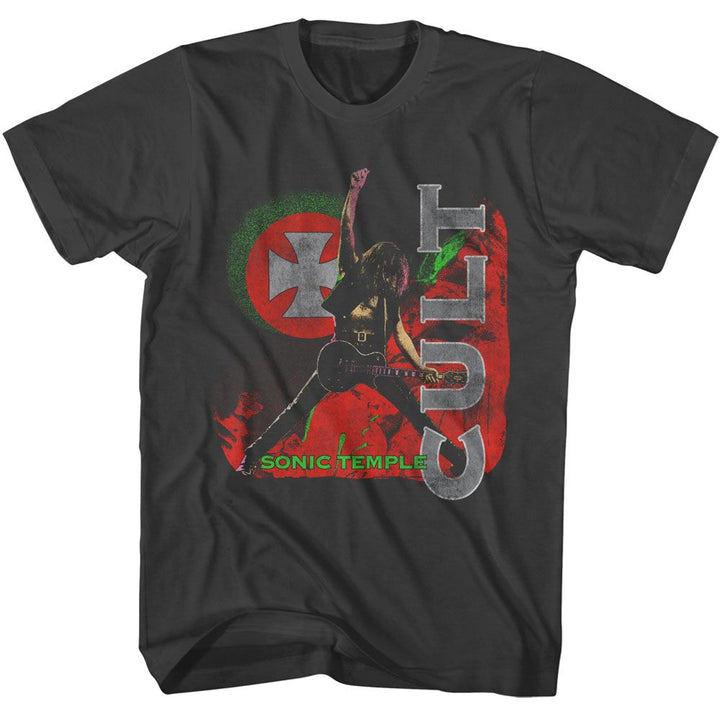 The Cult - Sonic Temple - American Classics - Solid Gray Adult Short Sleeve T-Shirt
