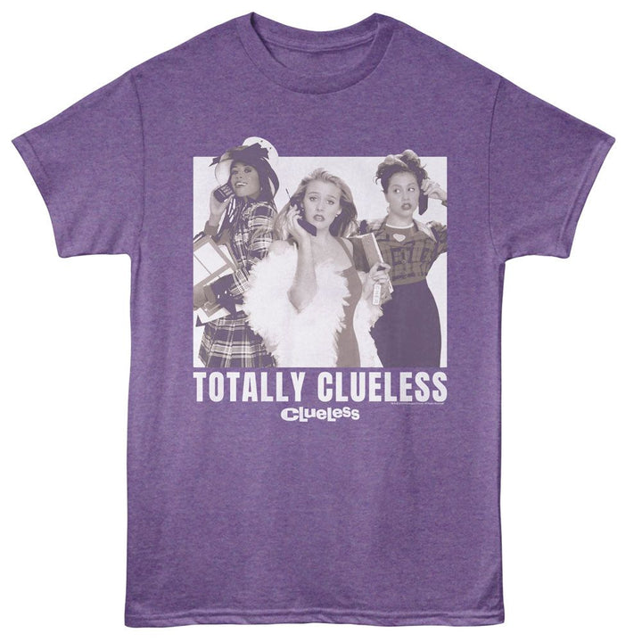 Clueless - Totally Clueless - American Classics - Purple Heather Adult Short Sleeve T-Shirt