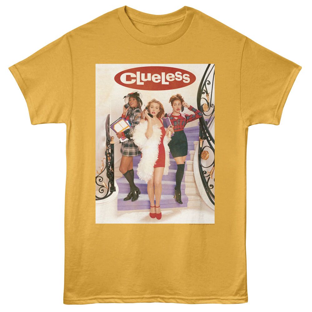 Clueless - Staircase Poster With Logo - American Classics - Ginger Adult Short Sleeve T-Shirt