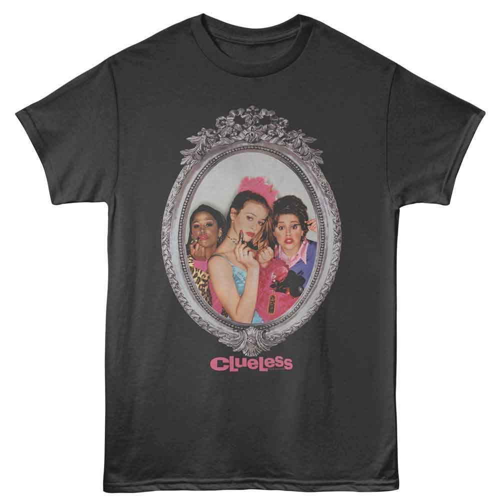 Clueless - Frame - American Classics - Gray Solid Adult Short Sleeve T-Shirt