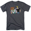 Johnny Bravo - Johnny & Friends - Adult Unisex Short Sleeve T-Shirt - Gray