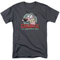 Courage The Cowardly Dog - Courage - Adult Unisex Short Sleeve T-Shirt - Gray