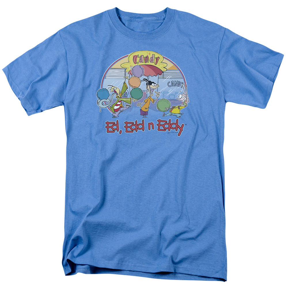 Ed, Edd n Eddy - Jawbreakers - Adult Unisex Short Sleeve T-Shirt - Blue