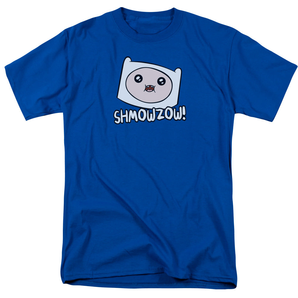 Adventure Time - Shmowzow - Adult Unisex Short Sleeve T-Shirt - Blue