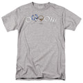 Regular Show - Ooooh - Adult Unisex Short Sleeve T-Shirt - Gray