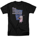 Courage The Cowardly Dog - Where Is Everybody - Adult Unisex T-Shirt - Black