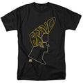 Johnny Bravo - Bravo Hair - Adult Unisex Short Sleeve T-Shirt - Black