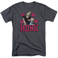 Johnny Bravo - Hunk - Adult Unisex Short Sleeve T-Shirt - Gray