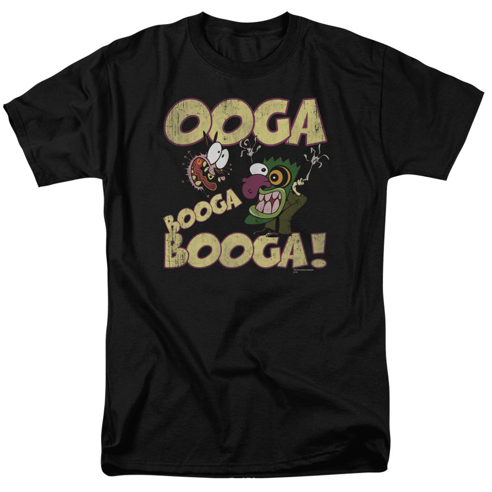 Courage The Cowardly Dog - Ooga Booga Booga - Adult Unisex T-Shirt - Black