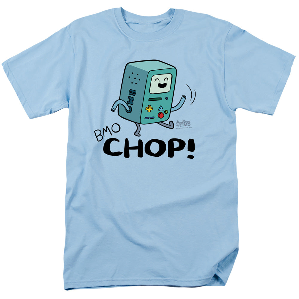 Adventure Time - Bmo Chop - Adult Unisex Short Sleeve T-Shirt - Blue
