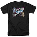 Regular Show - Haters Gonna Hate - Adult Unisex Short Sleeve T-Shirt - Black