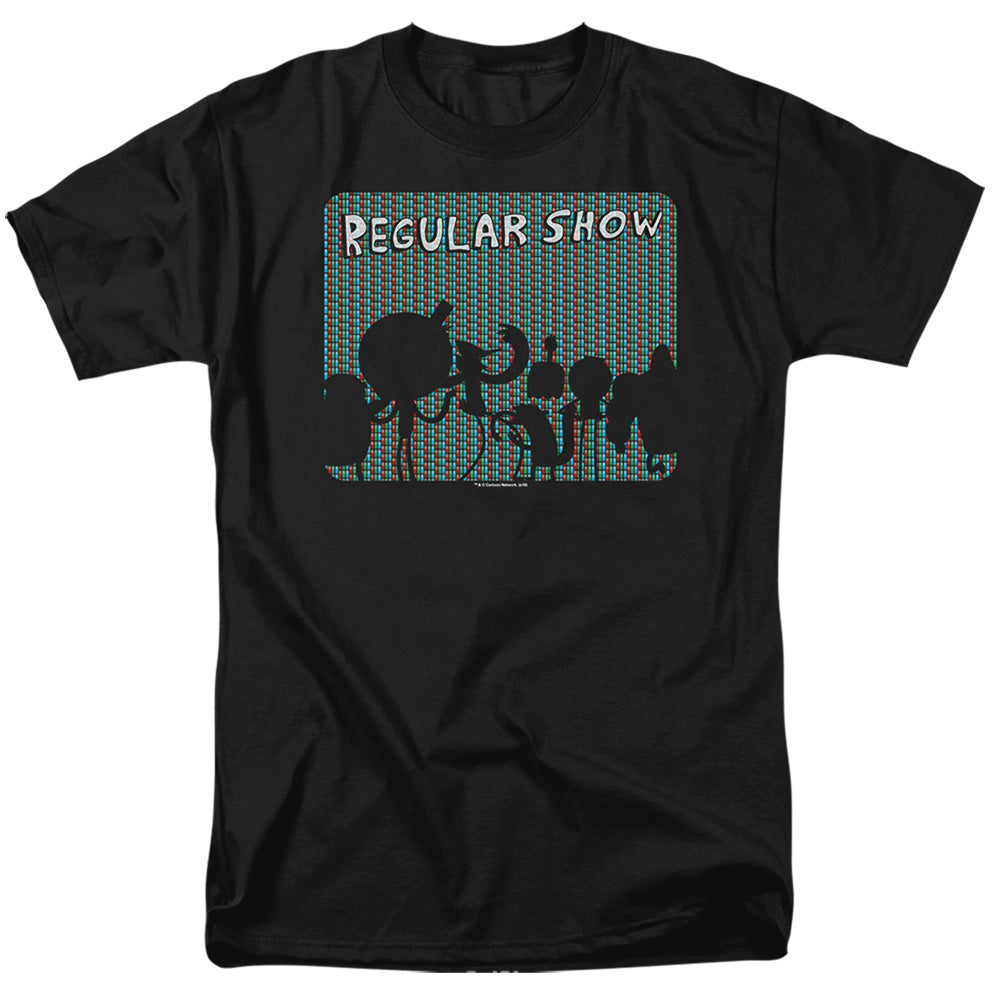 Regular Show - Rgb Group - Adult Unisex Short Sleeve T-Shirt - Black