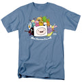 Adventure Time - Mathematical - Adult Unisex Short Sleeve T-Shirt - Blue