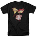 Ed, Edd n Eddy - Three Heads - Adult Unisex Short Sleeve T-Shirt - Black