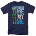 Adventure Time - My Time - Adult Unisex Short Sleeve T-Shirt - Blue