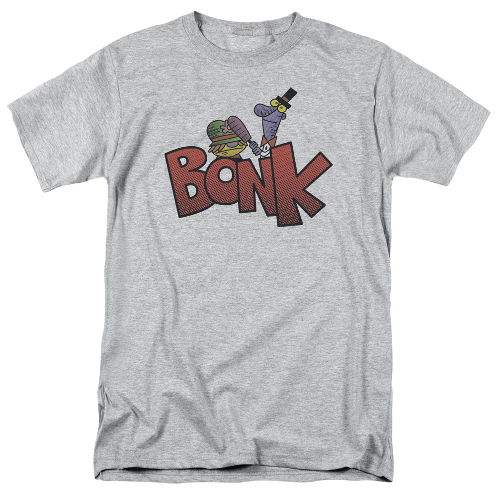 Dexter's Laboratory - Bonk - Adult Unisex Short Sleeve T-Shirt - Gray