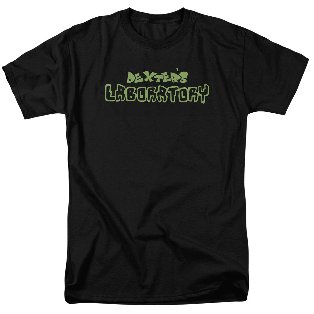 Dexter's Laboratory - Dexters Logo - Adult Unisex Short Sleeve T-Shirt - Black