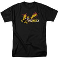 Dexter's Laboratory - Monkey - Adult Unisex Short Sleeve T-Shirt - Black
