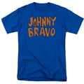 Johnny Bravo - Jb Logo - Adult Unisex Short Sleeve T-Shirt - Blue