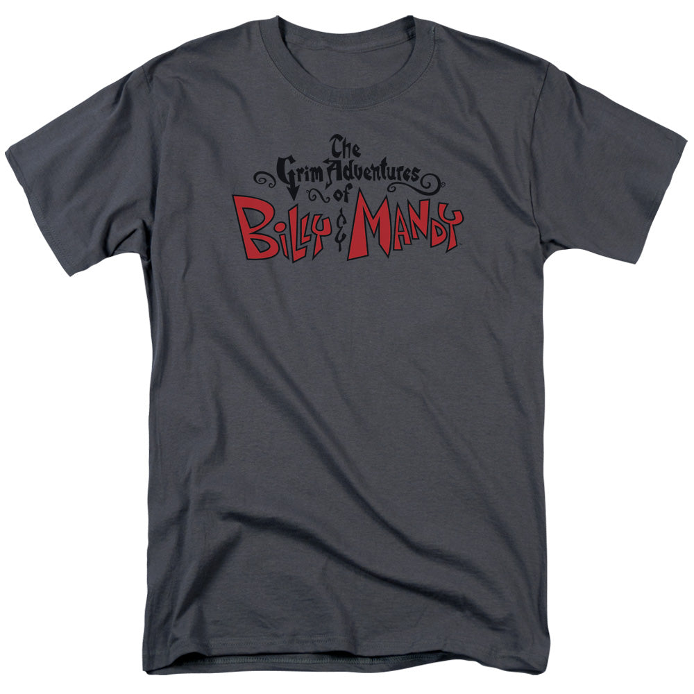 The Grim Adventures Of Billy And Mandy - Grim Logo - Adult Unisex T-Shirt - Gray