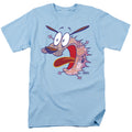 Courage The Cowardly Dog - Evil Inside - Adult Unisex T-Shirt - Blue