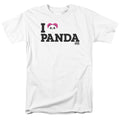 We Bare Bears - Heart Panda - Adult Unisex Short Sleeve T-Shirt - White