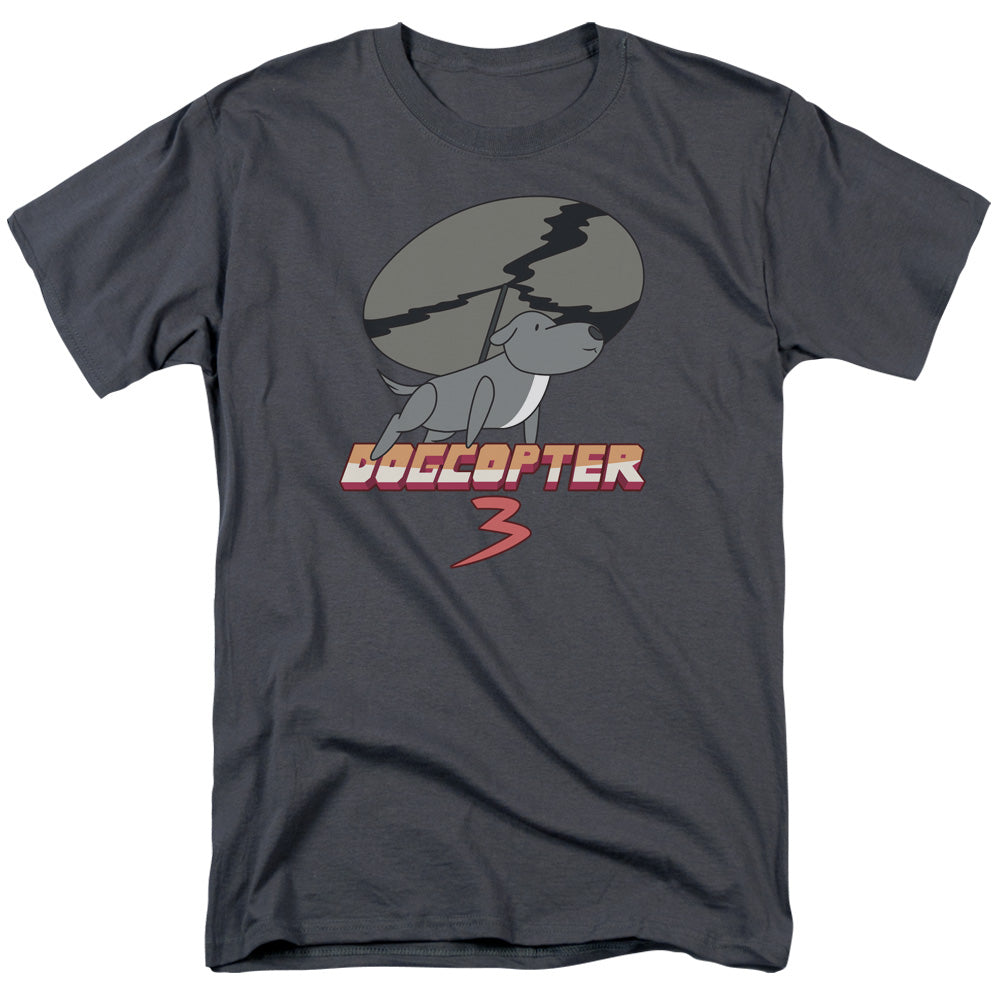 Steven Universe - Dogcopter 3 - Adult Unisex Short Sleeve T-Shirt - Gray
