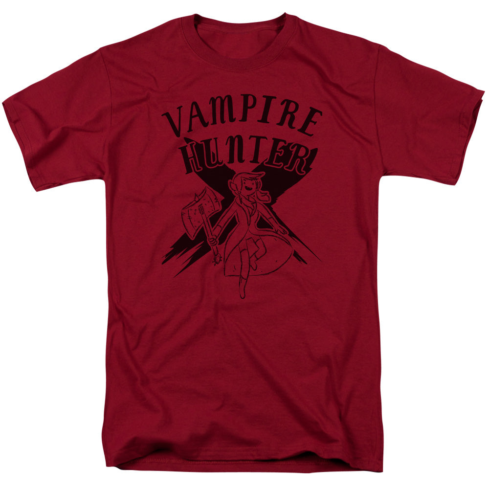 Adventure Time - Vampire Hunter - Adult Unisex Short Sleeve T-Shirt - Red
