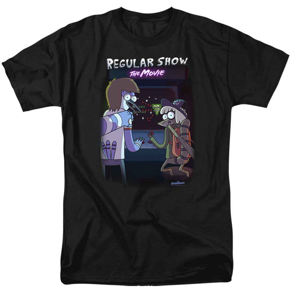 Regular Show - Rs The Movie - Adult Unisex Short Sleeve T-Shirt - Black