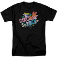 Powerpuff Girls - Girls Rock - Adult Unisex Short Sleeve T-Shirt - Black