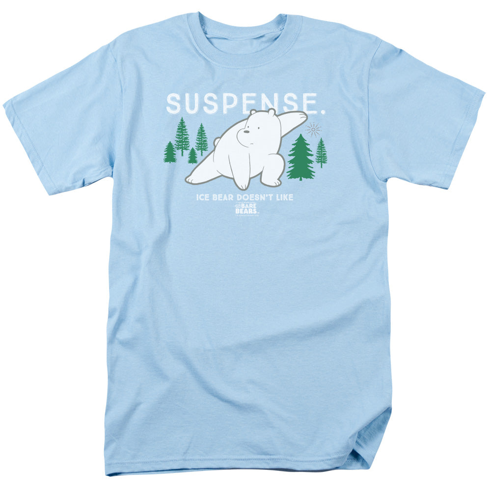We Bare Bears - Suspense - Adult Unisex Short Sleeve T-Shirt - Blue