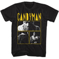 Candyman - 3 Photo And Logo - American Classics - Solid Black Adult Short Sleeve T-Shirt