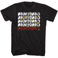 Candyman - Mirror Repeat - American Classics - Solid Black Adult Short Sleeve T-Shirt