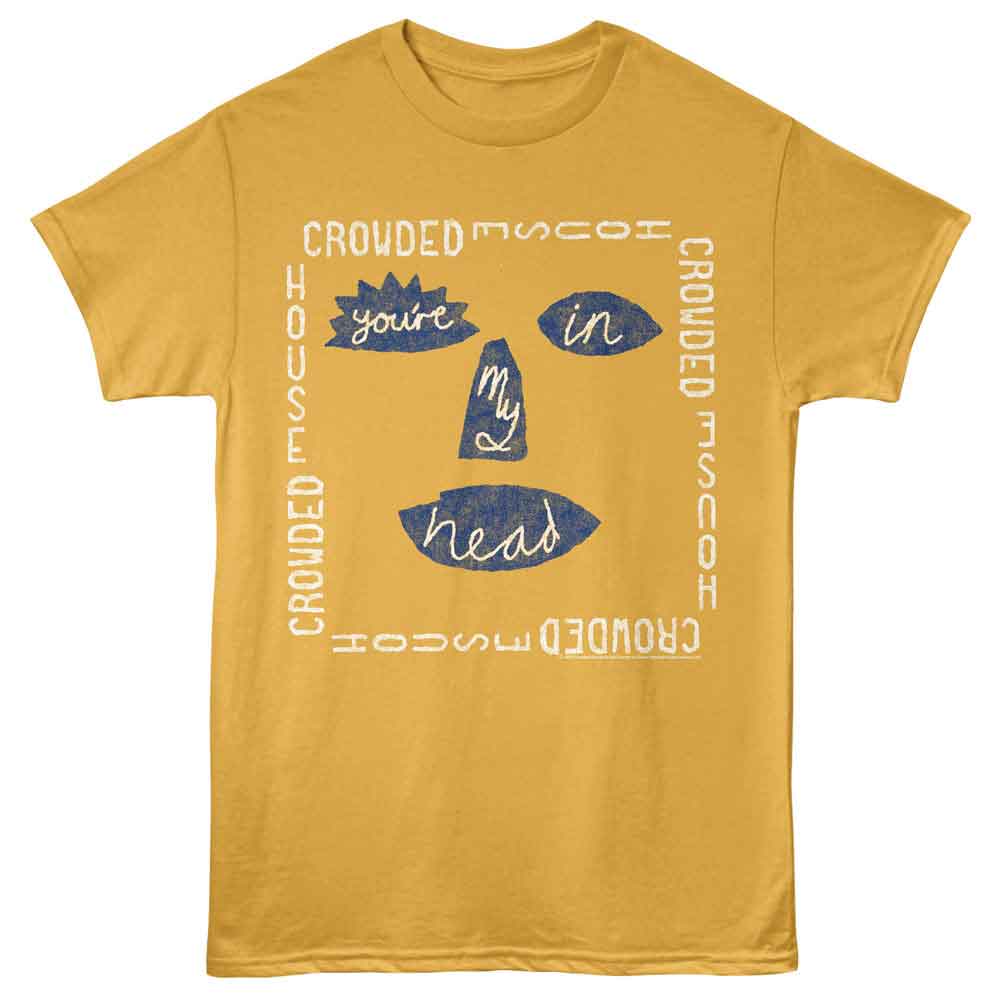 Crowded House - Youre In My Head - Solid Adult Unisex Short Sleeve T-Shirt - Ginger