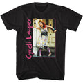Cyndi Lauper - Painted Dress And Tights - American Classics - Solid Black Adult Short Sleeve T-Shirt