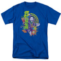 DC Comics - The Joker - Raw Deal - Adult Unisex Short Sleeve T-Shirt - Blue
