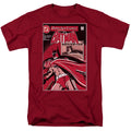 DC Comics - Batman - Wanted Bat - Adult Unisex Short Sleeve T-Shirt - Red