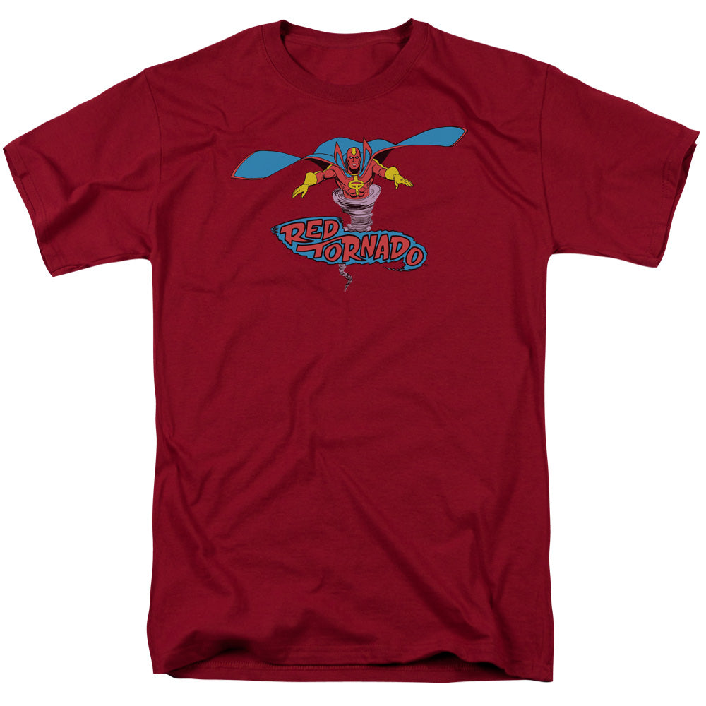 DC Comics - DC Originals - Red Tornado - Adult Unisex Short Sleeve T-Shirt - Red