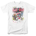 DC Comics - Batman - Number 11 Distressed - Adult Unisex T-Shirt - White