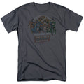 DC Comics Justice League Join The Justice League Adult Unisex T-Shirt Gray