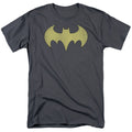 DC Comics - Batgirl - Logo Distressed - Adult Unisex Short Sleeve T-Shirt - Gray