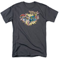 DC Comics - Justice League - Please Get Me - Adult Unisex T-Shirt - Gray