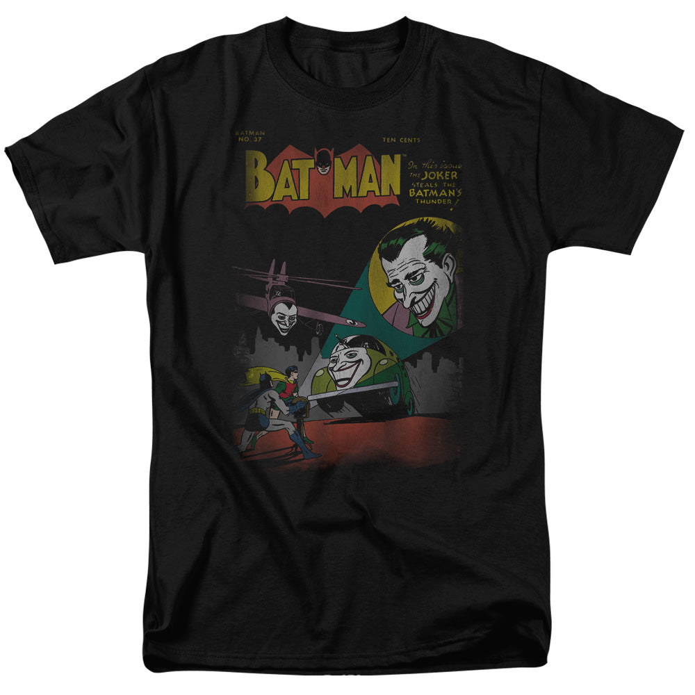 DC Comics - Batman - Wrong Signal - Adult Unisex Short Sleeve T-Shirt - Black