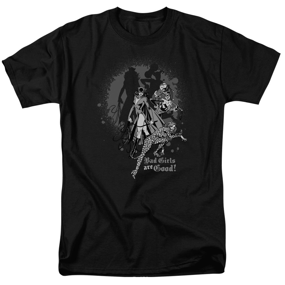 DC Comics - Harley Quinn - Bad Girls Are Good - Adult Unisex T-Shirt - Black