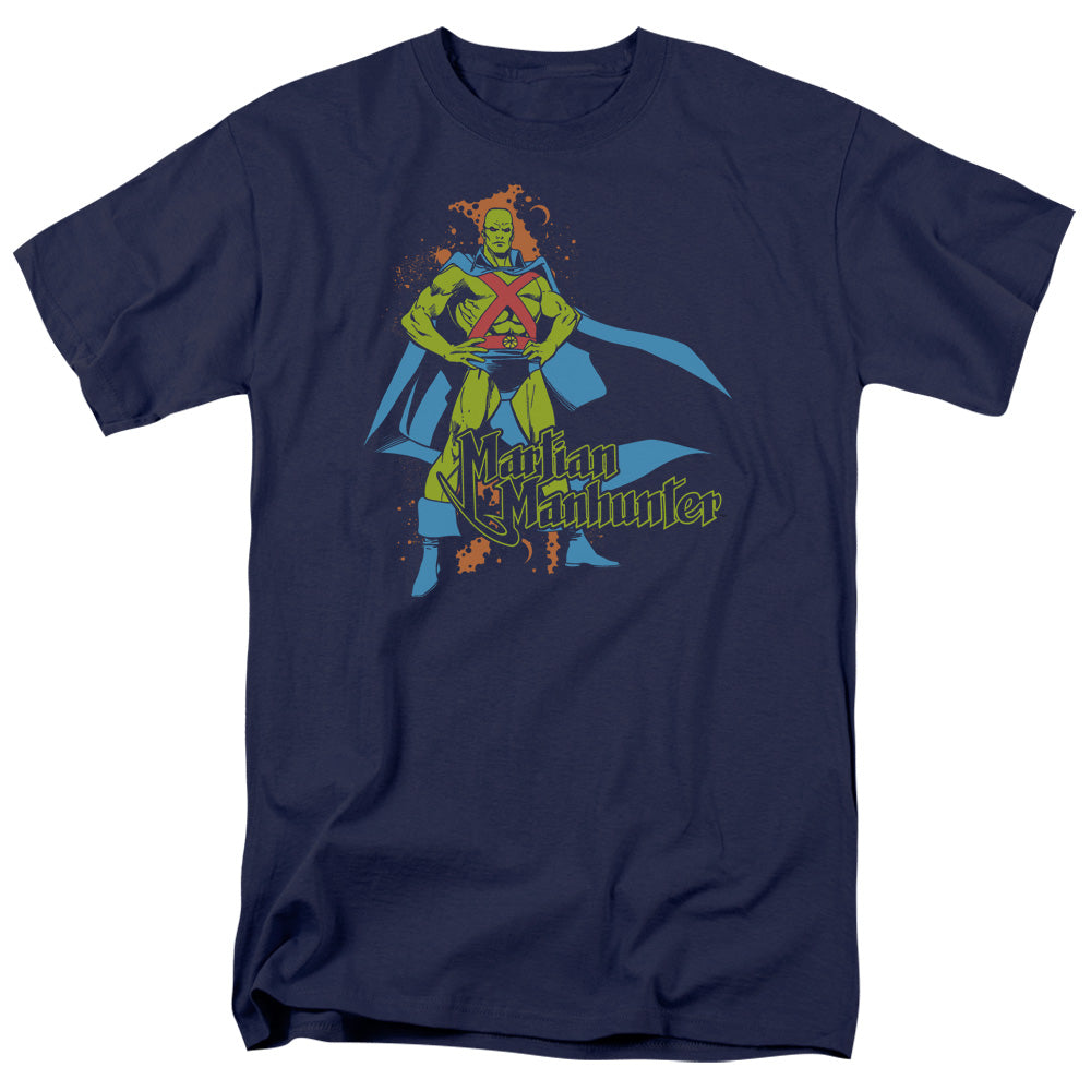DC Comics - DC Originals - Martian Manhunter - Adult Unisex T-Shirt - Blue