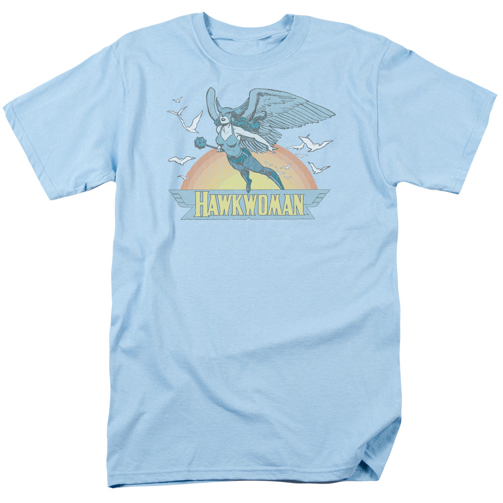 DC Comics - DC Originals - Hawkwoman - Adult Unisex Short Sleeve T-Shirt - Blue